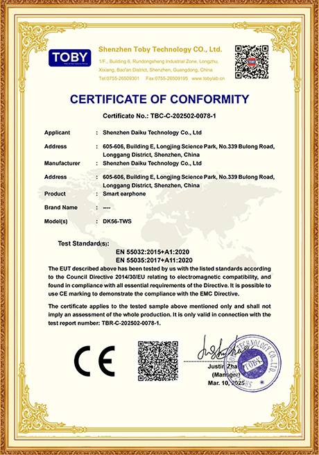 Certificate Of Honor